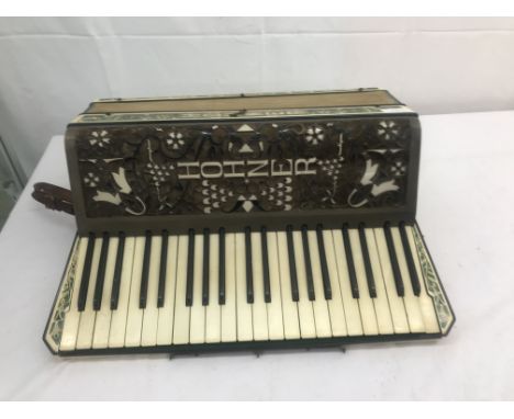 A large Hohner accordion