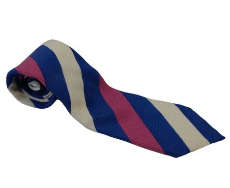 Six designer ties. Including one Liberty of London, Aquascrutum, St. Dupont, Two Lanvin ties, and one Christian Dior.