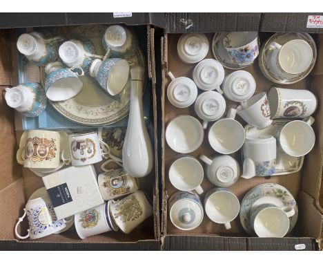 A mixed collection of ceramic items to include 6 Royal Albert Enchantment pattern tea cups, Royal Doulton tea ware items, Roy