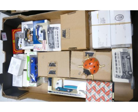 A collection of vintage Corgi , Lledo &amp; similar boxed vehicles  together with Boxed Triang Clockwork Ladybird 