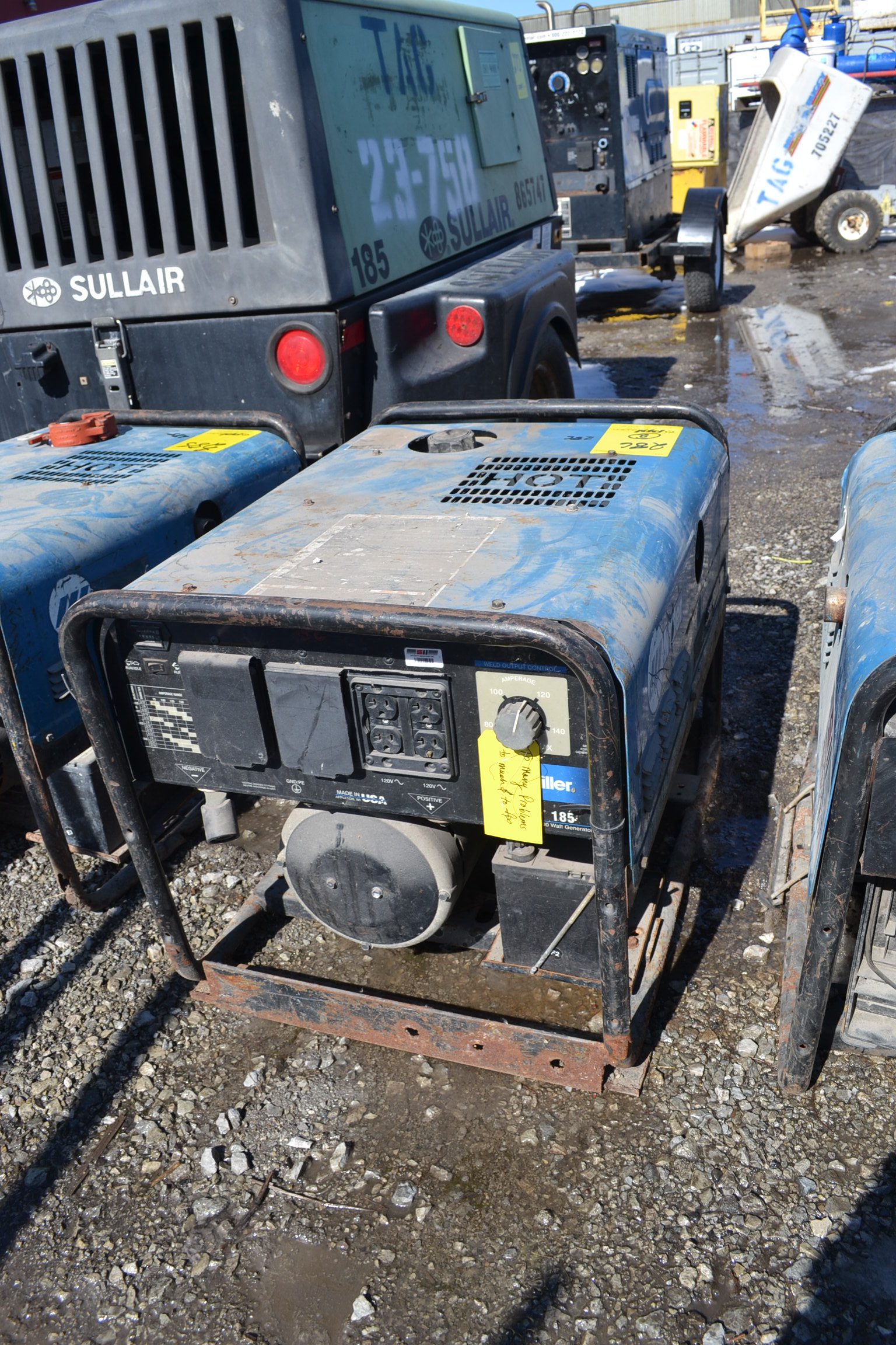 LOT (1) Miller Blue Star 185 & (1) Miller 145 Portable Gas Welders