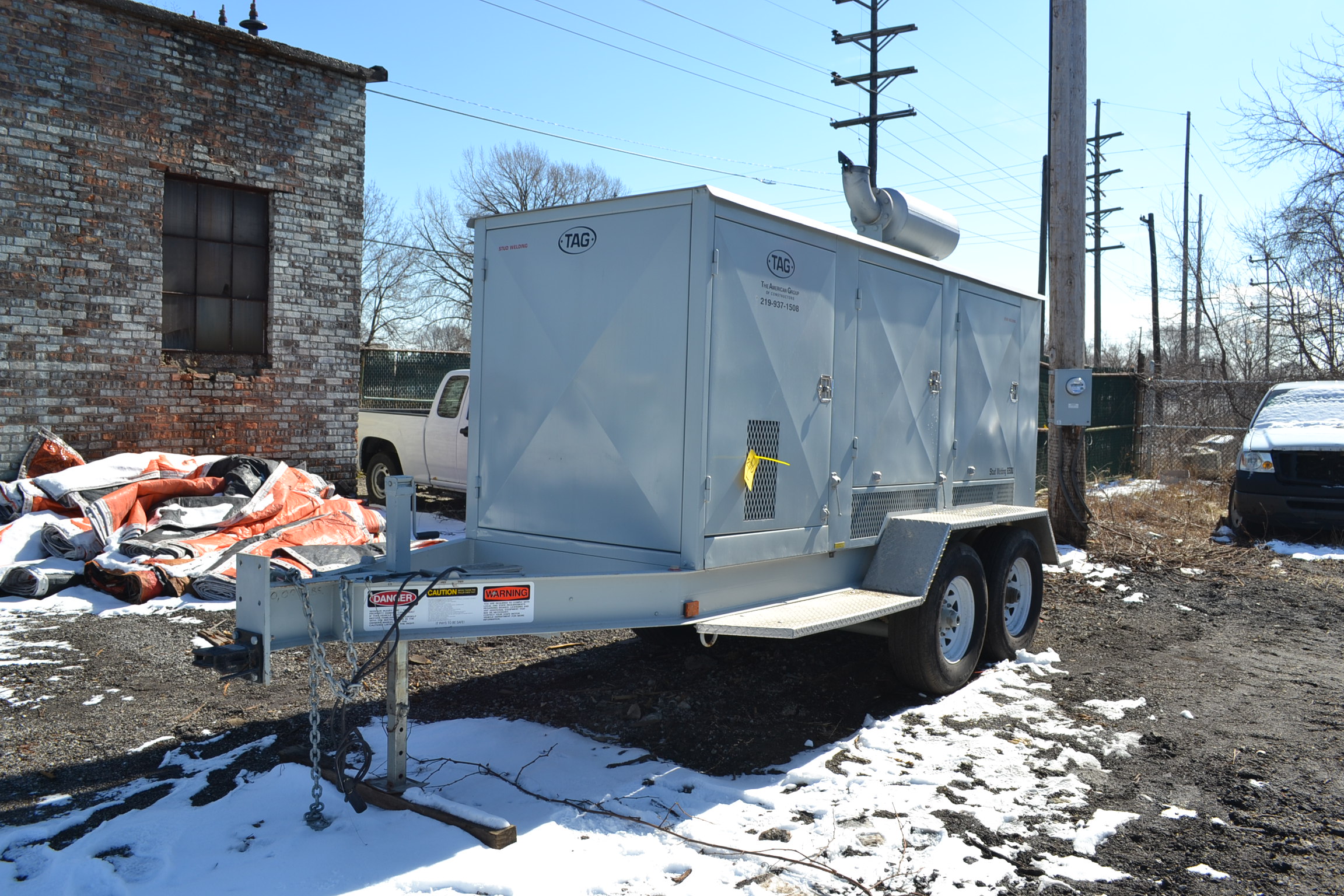 Nelson Stud Welding 6500 Portable Trailer Mounted Twin Gun Stud Welder