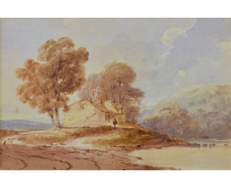 Anthony VanDyke Copley Fielding, POWS (British, 1787-1855), 'Folkestone, Kent', watercolour, c.1826, unsigned, 6½ x 9 7/8in. 