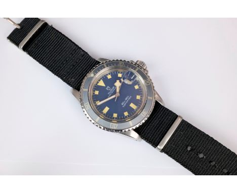 A Rolex Tudor Prince Oysterdate Submariner 'Snowflake' watch, ref. 9411/0, no. 847056, believed c.1976, with matt blue dial a