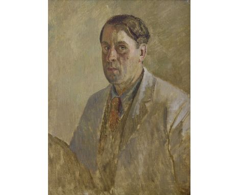 Percy Horton (British, 1897-1970), Self portrait, oil on canvas, unsigned, 23¼ x 17½in. (59 x 44.5cm.), in a plain gilt frame