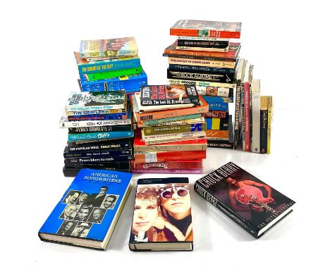 A large and diverse selection of books on music. Mostly paperbacks, including works on The Beatles, The Kinks, Prince, Elvis 