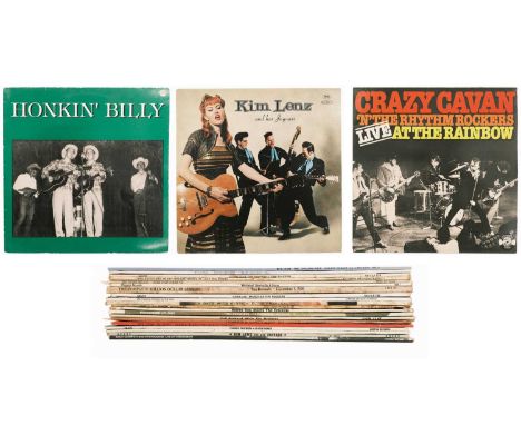 Rock & Roll/Rockabilly LP collection. Twenty 12" albums, including some scarce releases.
Crazy Cavan 'N' The Rhythm Rockers; 