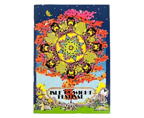 An Original 1970 Isle Of Wight Festival Programme. From the iconic year that featured Jimi Hendrix, The Doors, The Who, Ritch