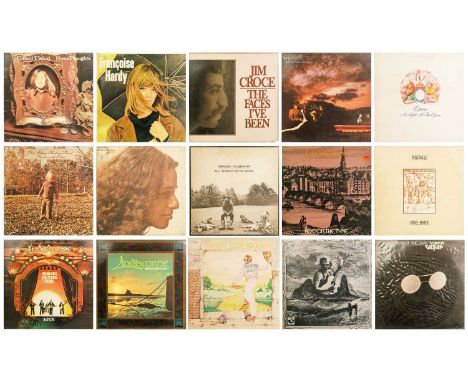 Rock/Folk/Pop LP collection. Twenty-seven 12" albums.
Elton John; 'Goodbye Yellow Brick Road' (DJLPD 1001), Michael Chapman; 