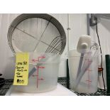 Lot variés d'items pour cuisiner 10 mrcx