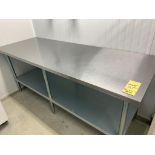 Table de travail NSF 7' x 30"