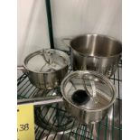 Lot de 3 chaudrons variés à induction