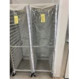 Chariot à pâtisserie sur roues avec housse