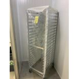 Chariot à pâtisserie sur roues avec housse