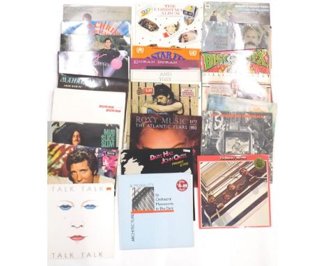 Various records 33rpm, etc., Dexys Midnight Runners, Too-Rye-Ay, Hall and Oates, Private Eyes, Roxy Music 1973-1980, other po