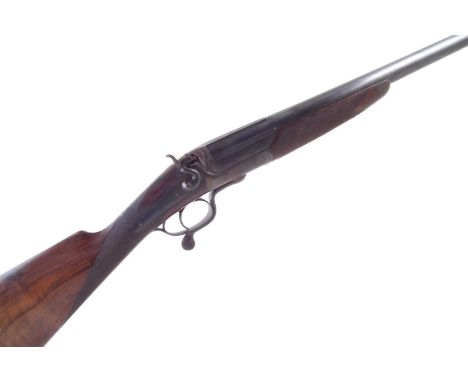 J & W Tolley 8 bore rotary underlever hammer gun, 36.5" barrel named 'J & W Tolley Makers, 1 Conduit Street Bond Street Londo