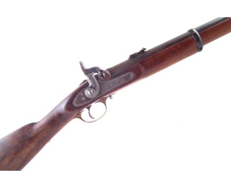 Parker Hale Enfield .577 rifled carbine, serial number 2963, with 24 inch barrel, fitted with bayonet lug and ladder sight, s