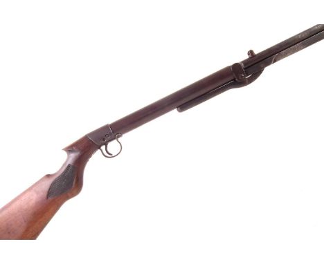 BSA .22 air rifle, serial number 58386, with 19 inch barrel.No license required to buy this item, the purchaser must be over 