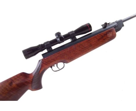 Weihrauch HW.35 .177 air rifle, with figured and checquered special stock, serial number 747795, with Simmons 4x32 scope, tog