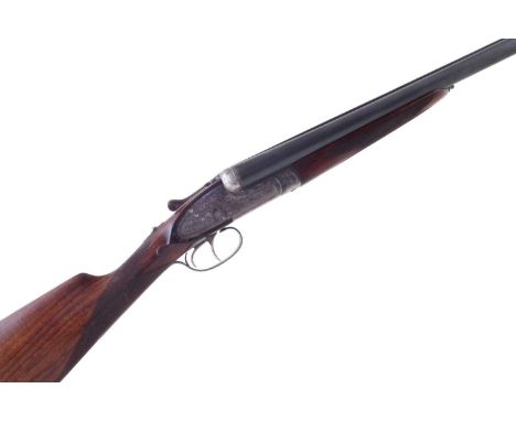 Lincoln No.3 12 bore side by side shotgun, serial number 82980, with 28 inch barrels choked to 3/4 and full.UK SHOTGUN LICENC