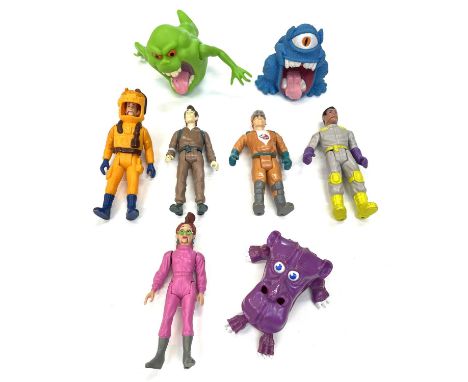 A mixed lot of vintage 1980s Ghostbusters figurines, to include one Kenner example.