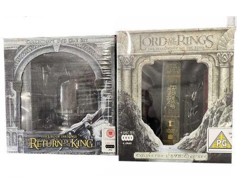 A mixed lot of boxed/sealed Lord of The Rings Collectors edition DVDs, to include: - Fellowship of the Ring, with Argonath bo