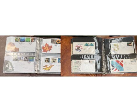 Two albums of first day covers 