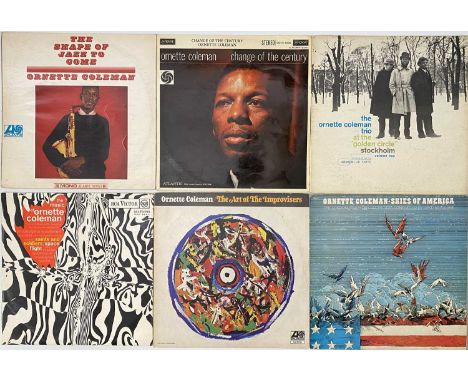ORNETTE COLEMAN - LP PACK. A quality pack of 9 jazz LPs by Ornette Coleman. Titles include At The Golden Circle Stockholm Vol