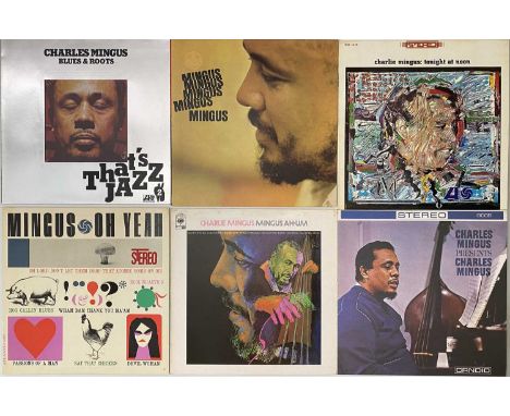 MINGUS &amp; MONK - LP COLLECTION. A superb collection of 38 LPs by two giants of jazz. Artists/ titles include Charles Mingu