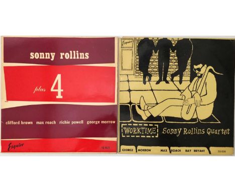 SONNY ROLLINS - UK ESQUIRE LP RARITIES. Second pack of 2 x very well presented super scarce original UK Esquire LPs featuring