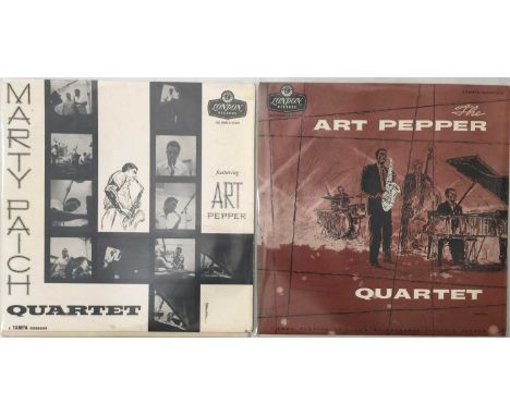 INTRODUCING ART PEPPER - ORIGINAL UK 10" RARITIES. Beautiful selection of 2 very well presented original UK 10" LPs (London A