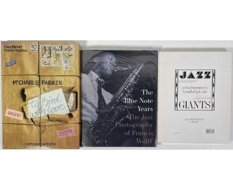 Three collectable books to include: 'To Bird With Love' by Chan Parker / Francis Paudras, Editions Wizlov, 1981 with box, Fin