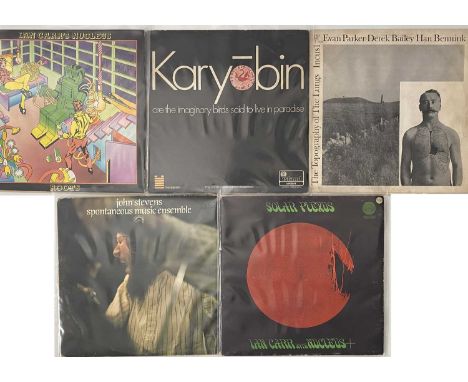 CONTEMPORARY BRITISH JAZZ/FUSION - LP RARITIES. Fascinating selection of 5x Free Jazz/Fusion LP rarities featuring prominent 