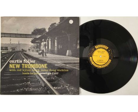 CURTIS FULLER - NEW TROMBONE LP (PRESTIGE - PRLP 7197). A brilliant example of New Trombone by Curtis Fuller. The record (PRL