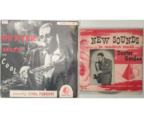 DEXTER GORDON - LP/10" LP RARITIES. Cool selection of 2 x hard to find original/early US pressing LPs/10" LPs from Dexter Gor