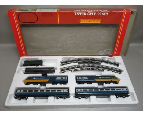HORNBY R541 INTER-CITY 125 SET, BOXED, TANK ENGINE, ROLLING STOCK, TRACK AND TRANSFORMER ETC. AND SCALEXTRIX ETC. [A LOT]