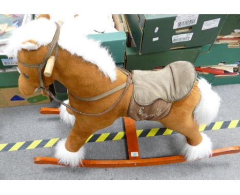 Child's rocking horse: height 75cm 
