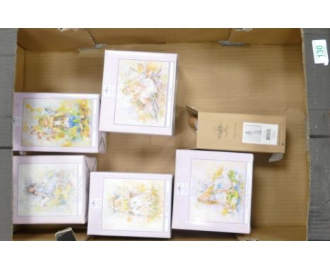 A collection of Leonardo CollectionFaerie Popets figures to include: Secret Doll, Among The Waterlillies, The Charm Gardener,