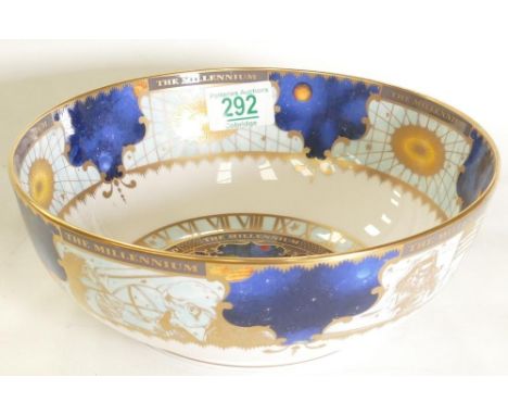 Royal Worcester Millenium Bowl: diameter 23cm 