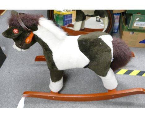 Child's rocking horse: with sounds, height 58cm 