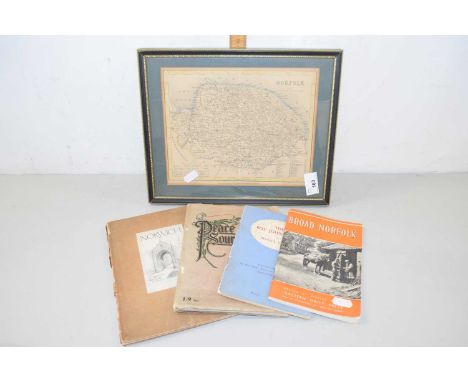Quantity of literature including a peace souvenir, Norwich War Record, Broad Norfolk EDP publication and sketch book of Norwi