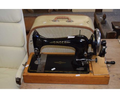 A Singer sewing machine