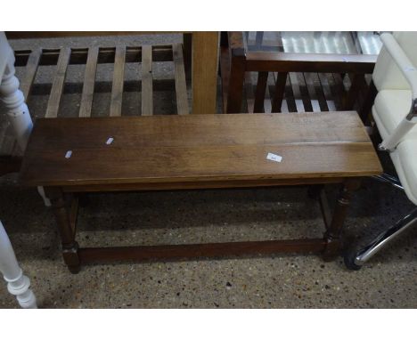 A pine bench