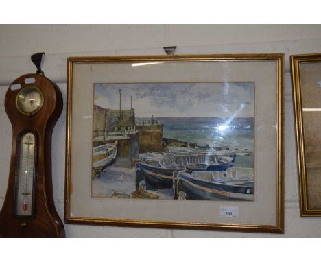 Watercolour and pastel signed by L Ogden