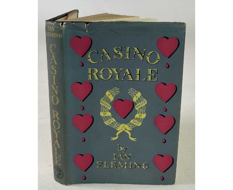 IAN FLEMING; 'Casino Royale', 1953, first edition, with the dust wrapper showing the 10s 6d price to both the front and the r