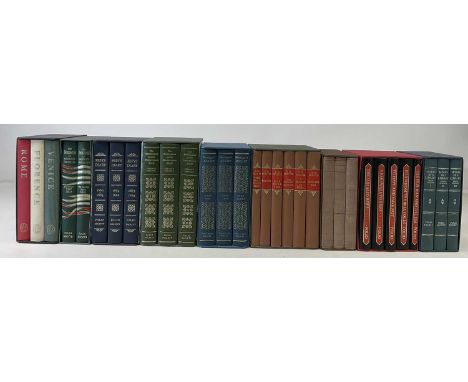 A collection of Folio Society books comprising ‘The Decameron of Giovanni Boccaccio’, two volumes, slipcase, ERNEST HEMINGWAY