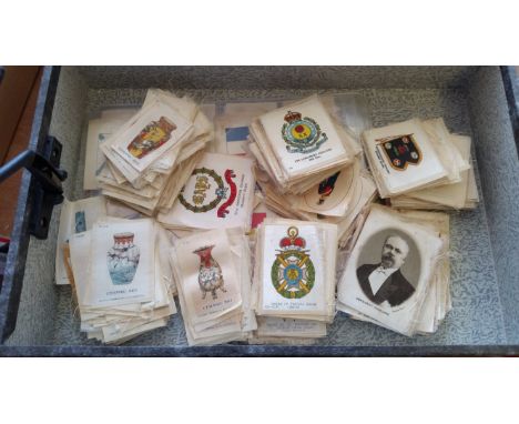 SILKS, medium, part sets &amp; odds, inc. mainly Phillips, many Regimental Crests, Ceramic Art (200); Lea Pottery (50); Flags