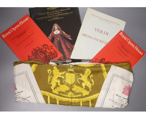Dame Joan Sutherland memorabilia, including some Dirk sometimes used by Sutherland on stage - see Lot 11, signed Sotheby's ca