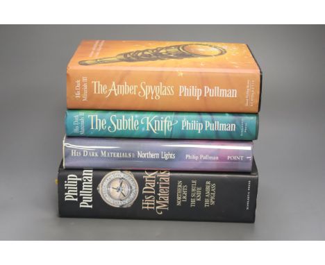 Pullman, Philip – His Dark Materials, the combined trilogy, 18vo, hardback, signed (dj present with signed letter of acknowle