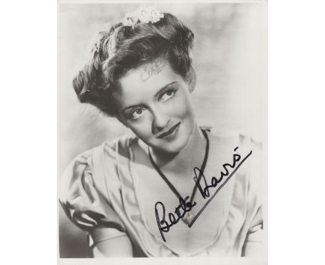 AUTOGRAPHS. A collection of approximately 200 signed photographs, most 25.5cm x 20.5cm, including Bette Davis, Jane Kean, Ann